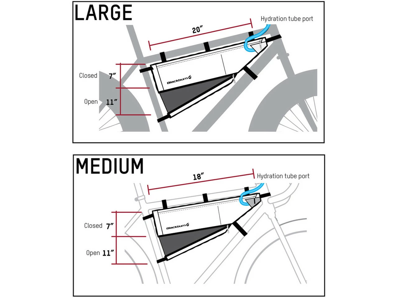 Blackburn Outpost Frame Bag Rahmentasche 12 Blackburn Outpost Frame Bag Rahmentasche – Bild 10